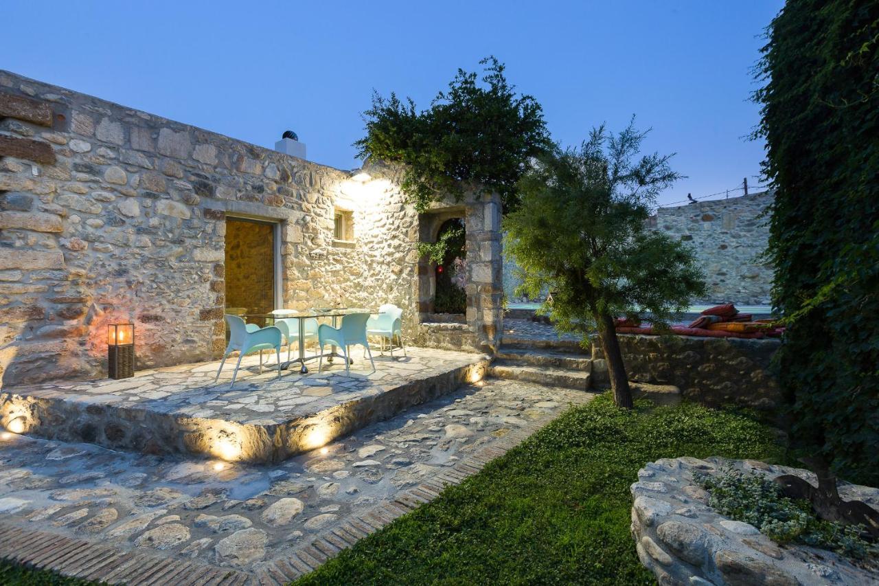 Muazzo Creta Stone House, Nature Escape With Pool, By Thinkvilla Pigi  Exterior photo